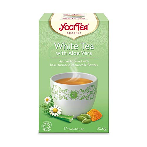 Yogi Tea Organic Aloe Vera White Herbal Tea 17bag von YOGI TEA