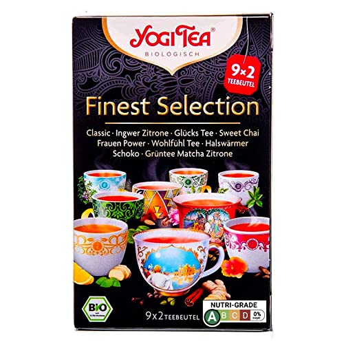 EXPRESSTEE FINEST SELECTION (MIX HERBATEK) BIO (9 x 2 TOREBKI) 34,6 g - YOGI TEA von Yogi Tea