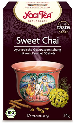 Yogi Tee® Sweet Chai, bio 100%, NL, 34g von Yogi Tea