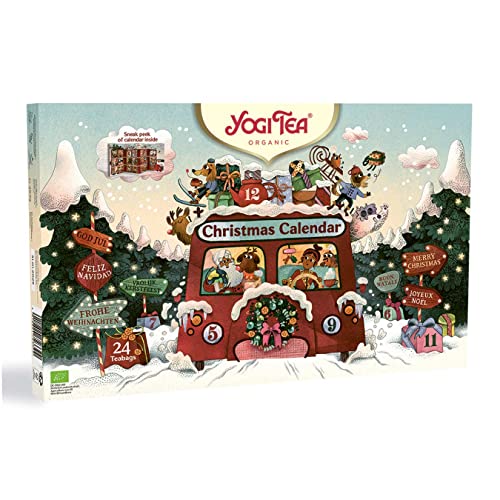 Yogi Tee Christmas Kalender 2021: 24 Teebeutel 36g Yogi Tee Christmas Kalender 2021: 24 Teebeutel 36g von Yogi Tea