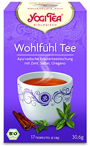 Yogi Wohlfühl Tee BIO 6 Packungen à 17 Teebeutel von YOGI TEA