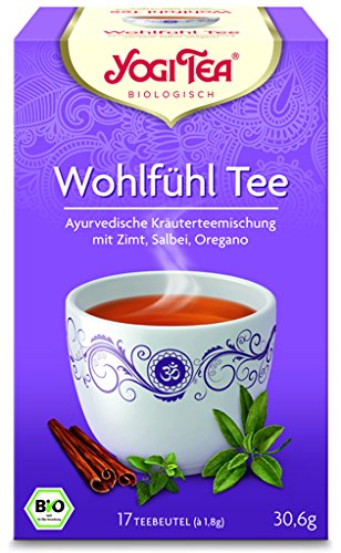 Yogi Wohlfühl Tee BIO 6 Packungen à 17 Teebeutel von Yogi Tea