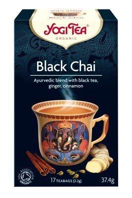 YogiTea® Black Chai BIO 6 Packungen à 17 Teebeutel von YOGI TEA