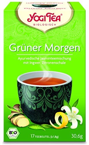 YogiTea® Grüne Morgen BIO 6 Packungen à 17 Teebeutel von Yogi Tea