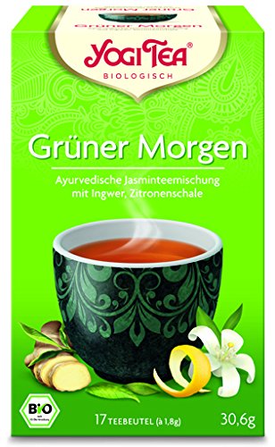 YogiTea® Grüne Morgen BIO 6 Packungen à 17 Teebeutel von YOGI TEA