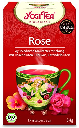 YogiTea® Rose BIO 6 Packungen à 17 Teebeuteln von YogiTea