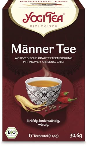 Yogi Tea Männer Tee, Bio-Kräutertee (6 x 30,60 gr) von YOGI TEA