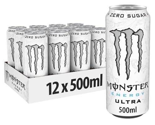 Monster Energy Drinks, 500 ml, 12 Stück, ultraweiß Monster Energy Drinks, 500 ml, 12 Stück, ultraweiß von Yogi Trade