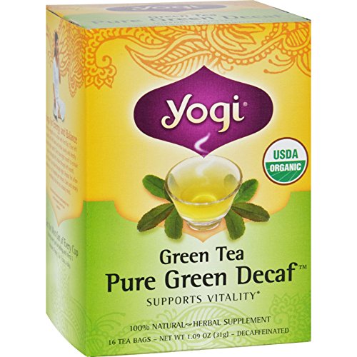 Green- Tea-Pure Green Decaf Yogi Teas 16 Bag by Yogi Teas von YOGI TEA