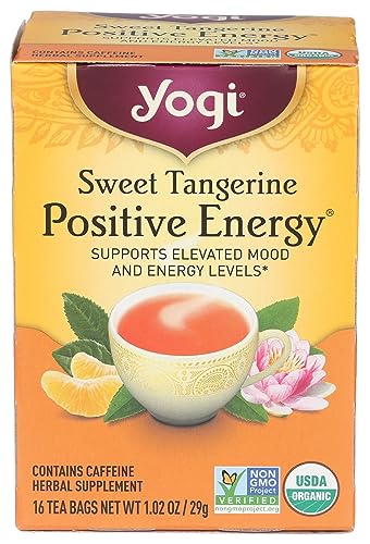 Yogi Tee, Positive Energie, Sweet Tangerine, 16 Teebeutel, 1,02 Unzen (29 g) von Yogi
