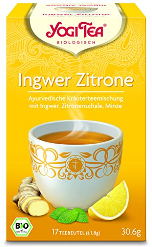 Yogi Ingwer Zitrone BIO 6 Packungen à 17 Teebeutel von YogiTea