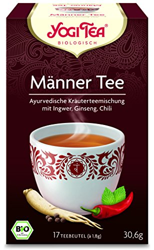 Yogi Männer Tee BIO 6 Packungen à 17 Teebeutel von Geakv