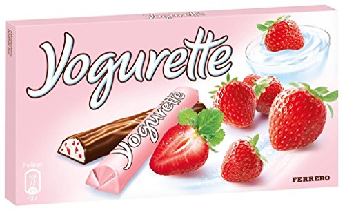 Ferrero Deutschland GmbH: Ferrero Yogurette - 1 Packung mit 10 Tafeln à 100 gr Ferrero Deutschland GmbH: Ferrero Yogurette - 1 Packung mit 10 Tafeln à 100 gr von Yogurette