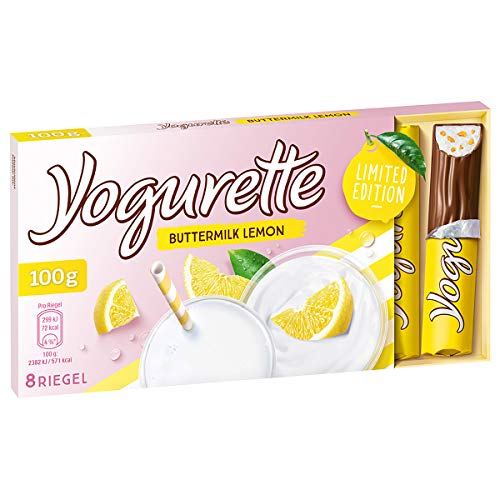 Yogurette Buttermilch Lemon Limited Edition 8 Sommer Riegel 100g von Yogurette