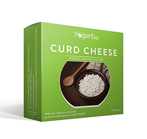 Curd Cheese Yogurt.bg – Tvorog Starter Kultur für Hausgemachte Jogurt 10 Liter von Yogurt.bg