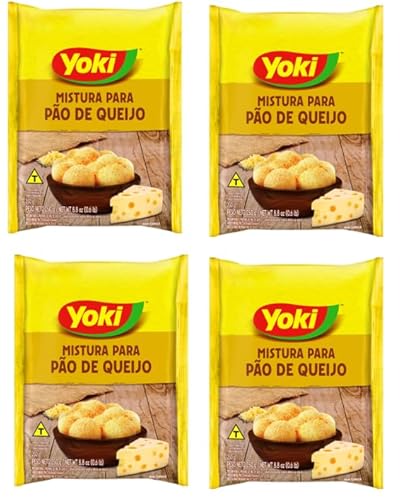 Yoki Brasilianische Käsebrötchen Pao de Queijo | Pack of 4 von Yoki