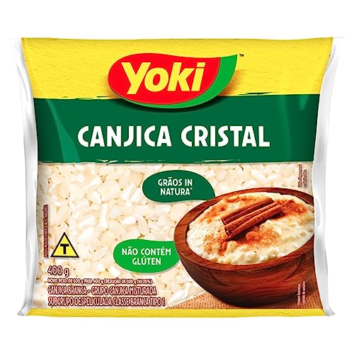 YOKI Geschälter weisser Mais - Canjica Branca 400g von Yoki