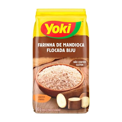 YOKI Maniokmehl-Flocken - Farinha de Mandioca Flocada Biju Biju-Mehl 500g YOKI Maniokmehl-Flocken - Farinha de Mandioca Flocada Biju Biju-Mehl 500g von Yoki