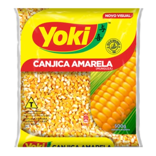 Yoki, Canjica Amarela, gelber Mais, Ideal für kalorienarme Zubereitungen 500g von Yoki