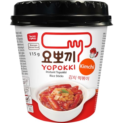 YOPOKKI - Instant Topokki Kimchi - 12 X 115 GR - Multipack YOPOKKI - Instant Topokki Kimchi - 12 X 115 GR - Multipack von Yopokki
