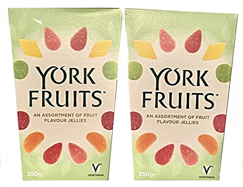 York Fruits Flavour Jellies 2er Pack 350g Neu geformte Box Weihnachtsbonbons Zitrone Kirsche Himbeere Mandarine Erdbeere Limette York Fruits Flavour Jellies 2er Pack 350g Neu geformte Box Weihnachtsbonbons Zitrone Kirsche Himbeere Mandarine Erdbeere Limette von York Fruits