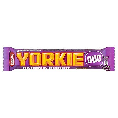 Yorkie Duo Riegel mit Rosinen und Keks-Stückchen - 66g - 4er-Packung Yorkie Duo Riegel mit Rosinen und Keks-Stückchen - 66g - 4er-Packung von Yorkie