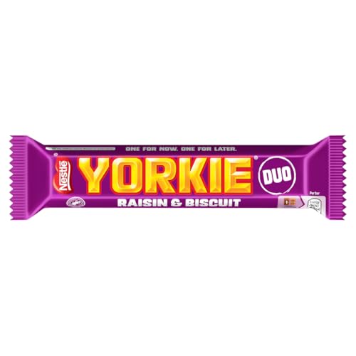 Yorkie Duo Riegel mit Rosinen und Keks-Stückchen - 66g - Einzelpackung Yorkie Duo Riegel mit Rosinen und Keks-Stückchen - 66g - Einzelpackung von Yorkie