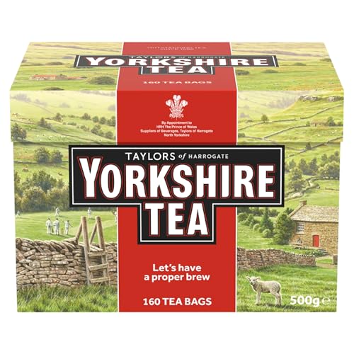 Yorkshire Tea - Erfrischender, Kräftiger, Schwarzer Englischer Tee - Aus Verantwortungsvollen Quellen - 160 Teebeutel von Yorkshire Tea
