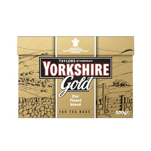 Yorkshire Gold - Premium-Mischung, traditioneller Englischer Tee - aus verantwortungsvollen Quellen - 160 Teebeutel (6er-Pack) von Yorkshire Tea