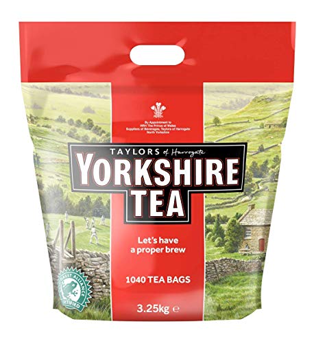 Taylors of Harrogate Yorkshire Tea 1040 Teebeutel, für 1 Tasse, 2 Stück von Yorkshire Tea