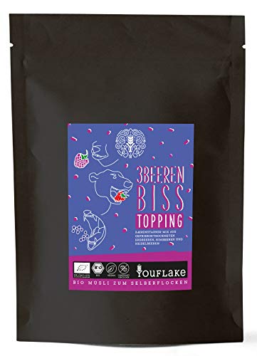 YouFlake 3BEEREN BISS | Bio Mix aus gefriergetrocknete Erdbeeren, Himbeeren & Heidelbeeren | 105g… YouFlake 3BEEREN BISS | Bio Mix aus gefriergetrocknete Erdbeeren, Himbeeren & Heidelbeeren | 105g… von YouFlake