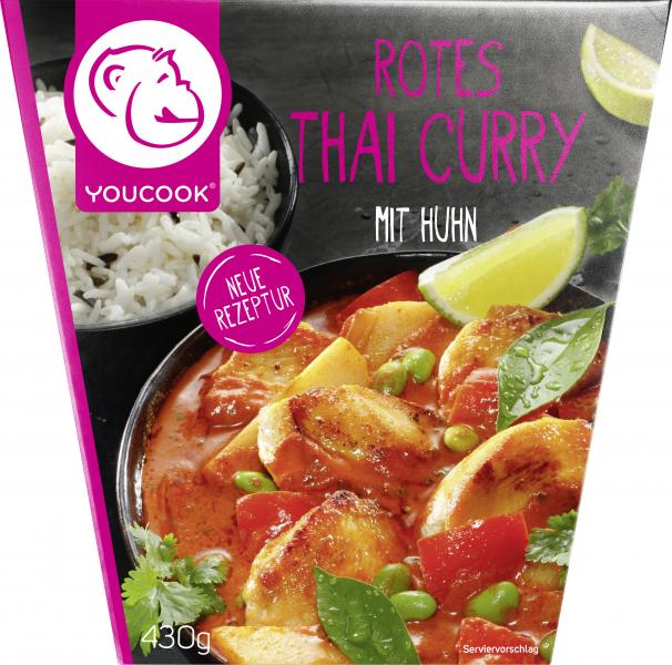 Youcook Rotes Thai Curry mit Huhn von Youcook