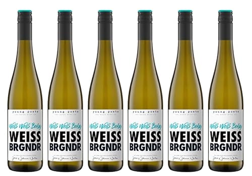 6x 0,75l - 2023er - Young Poets - Weiß Weiß Baby - Weißburgunder - Qualitätswein Baden - Deutschland - Weißwein trocken 6x 0,75l - 2023er - Young Poets - Weiß Weiß Baby - Weißburgunder - Qualitätswein Baden - Deutschland - Weißwein trocken von Young Poets