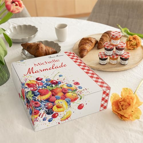 YourSurprise Personalisierte Bonne maman geschenkbox - Bonne maman geschenkbox mit name oder text von YourSurprise