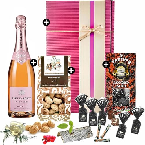 Genussmomente Deluxe - ein Geschenkset mit Sekt und Schokolade für kostbare und liebe Menschen Genussmomente Deluxe - ein Geschenkset mit Sekt und Schokolade für kostbare und liebe Menschen von Yui`s Delikatessen