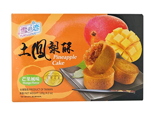 [ 120g ] YUKI & LOVE Ananaskuchen mit Mangogeschmack / Pineapple cake with mango flavour von Yuki & Love