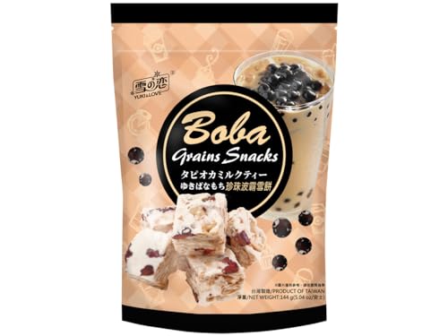 Yuki & Love Boba-Getreidebonbons mit Milchtee-Geschmack 144 g von Yuki & Love