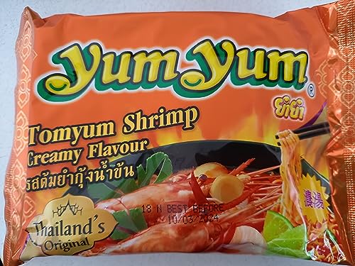 30 x Instant Nudeln mit TomYum Creamy Shrimp Geschmack - yumyum 70g von Yum Yum