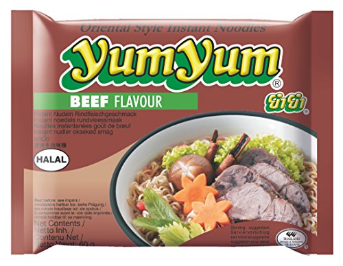 Rind, Instant Nudel Suppe, Orientalischer Stil, Yum Yum 60g Rind, Instant Nudel Suppe, Orientalischer Stil, Yum Yum 60g von Yum Yum