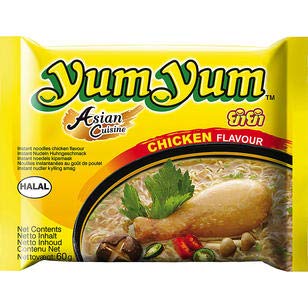 Yum Yum Huhn Thailand Instantnudeln, 30er Pack (30 x 60g) von Yum Yum