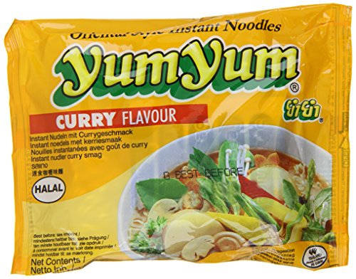 Yum Yum Instant Nudeln Curry 60g, 45er Pack (45 x 60 g) von Yum Yum