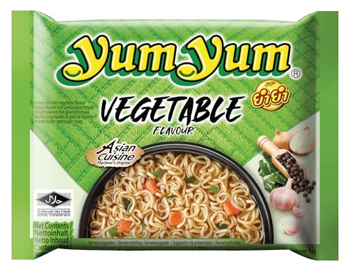 Yum Yum Instant Nudeln Gemüse 60g, 45er Pack (45 x 60 g) von Yum Yum