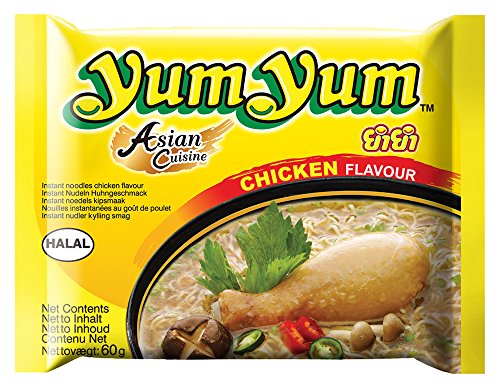 Yum Yum Instant Nudeln Huhn 60g, 45er Pack (45 x 60 g) von Yum Yum