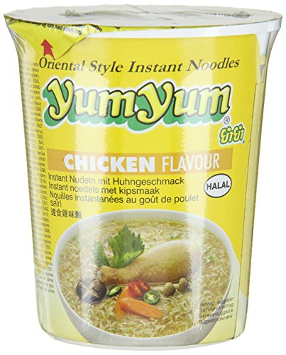 Yum Yum Instant Nudeln Huhn Cup 70g, 18er Pack (18 x 70 g) von Yum Yum