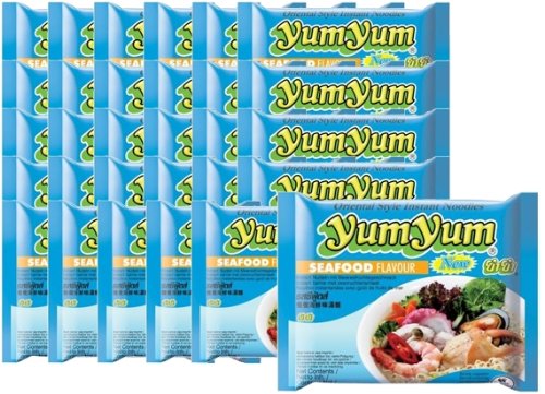 Yum Yum Instant Nudelsuppen Meeresfrüchte 30 x 60g Yum Yum Instant Nudelsuppen Meeresfrüchte 30 x 60g von Infun