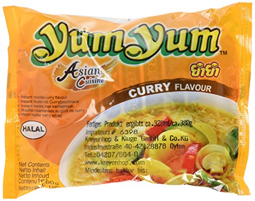 Yum Yum Instantnudeln, Curry, 30er Pack (30 x 60 g) von Yum Yum