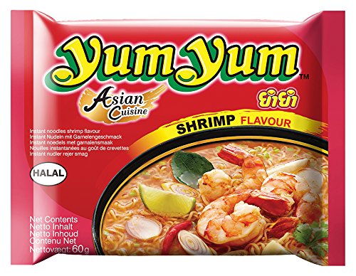 Yum Yum Instantnudeln, Shrimps, 30er Pack (30 x 60 g) von Yum Yum