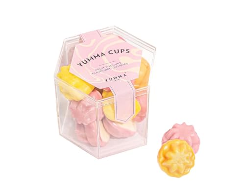Yumma Candy Yumma Cups, 79 g – Fruchtjoghurt-Gummibonbons in edler Hexagon Box Yumma Candy Yumma Cups, 79 g – Fruchtjoghurt-Gummibonbons in edler Hexagon Box von Yumma