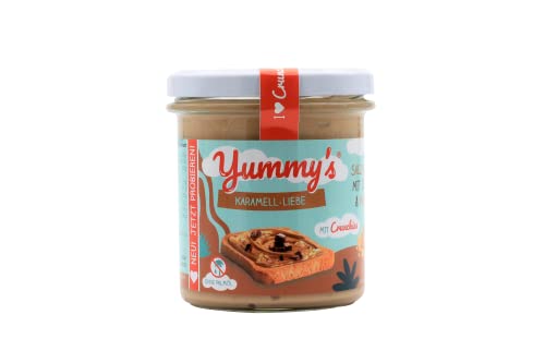 Yummy's Karamell-Liebe, neuer Brotaufstrich mit leckeren Crunchies, ohne Palmöl, 350 g von Yummy's