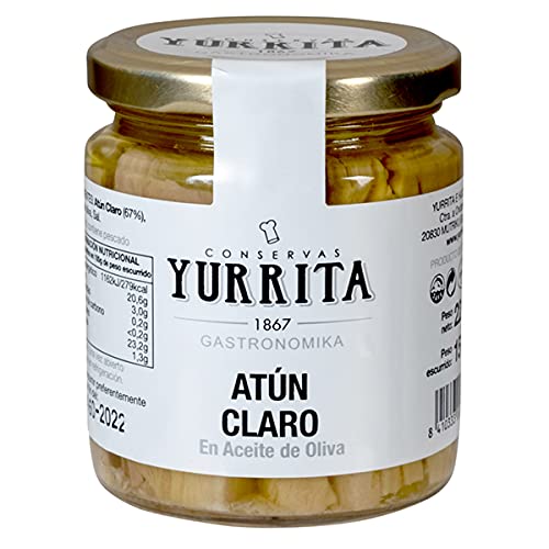Yurrita Gourmet, Gelbflossen-Thunfisch eingelegt in Olivenöl, Im Glas, aus Spanien 225 g von The Great Canadian Tea